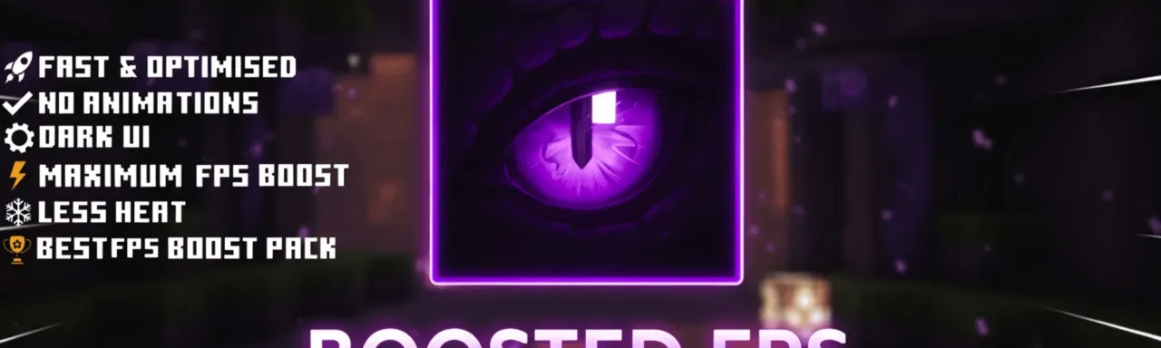 性能优化资源包 Boosted FPS