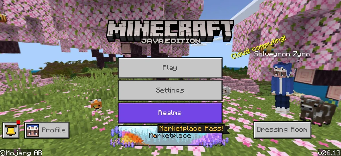Java Edition Title for Bedrock Edition