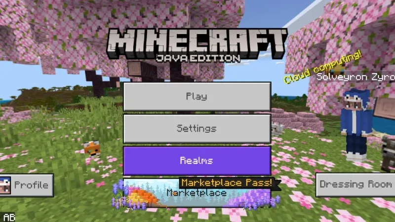 基岩版 Java 版标题界面 Java Edition Title for Bedrock Edition