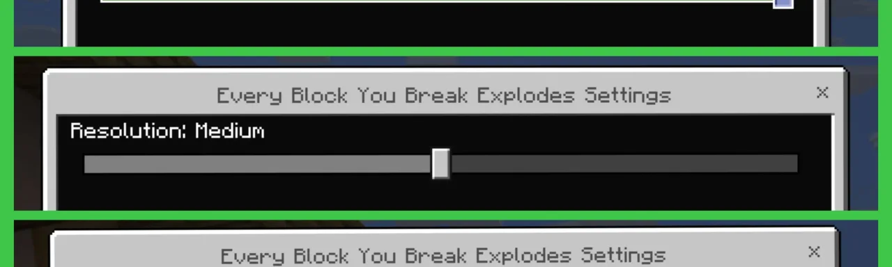 每一块被破坏的方块都会爆炸 Every Block You Break Explodes