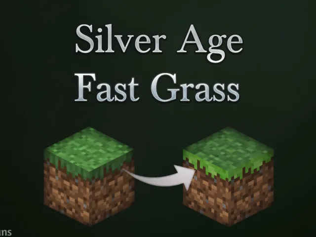怀旧快进草方块 Silver Age Fast Grass