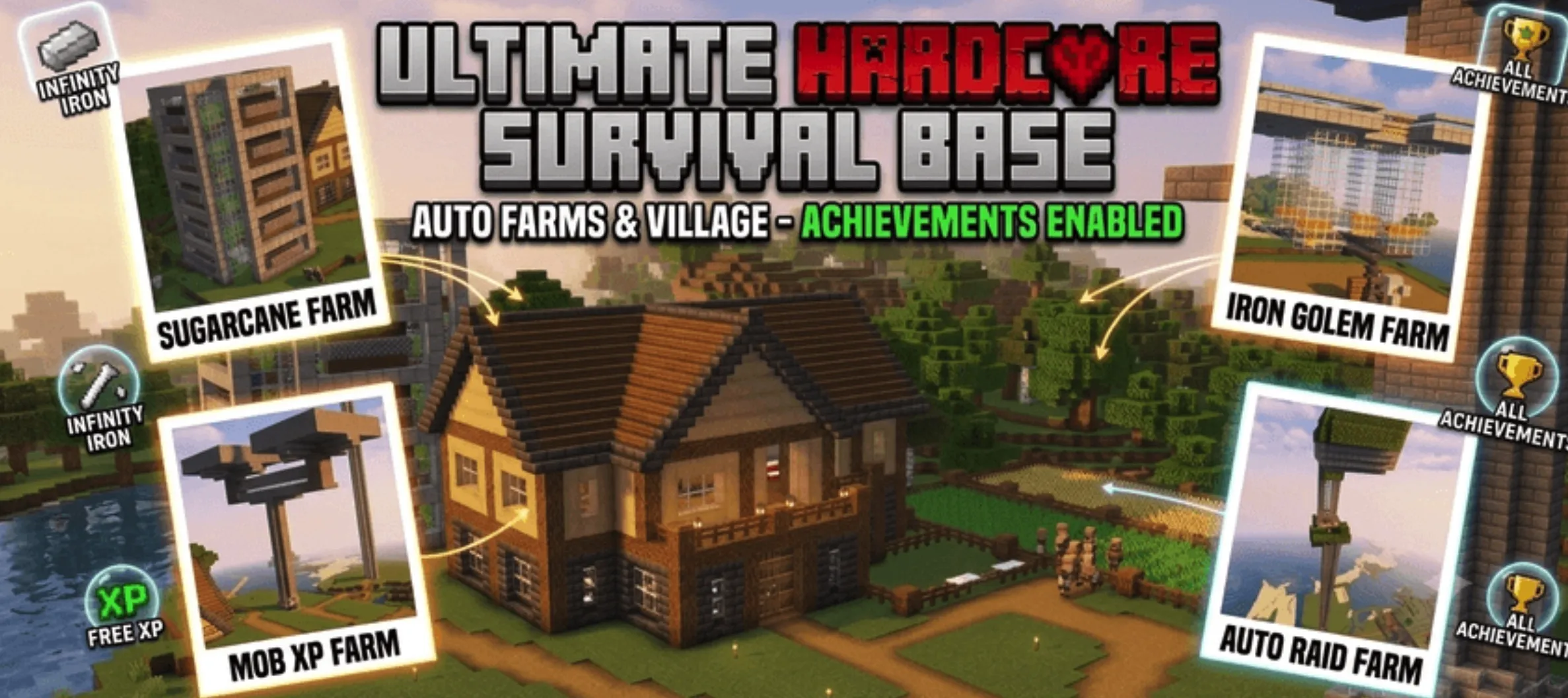 Ultimate Hardcore Survival Base