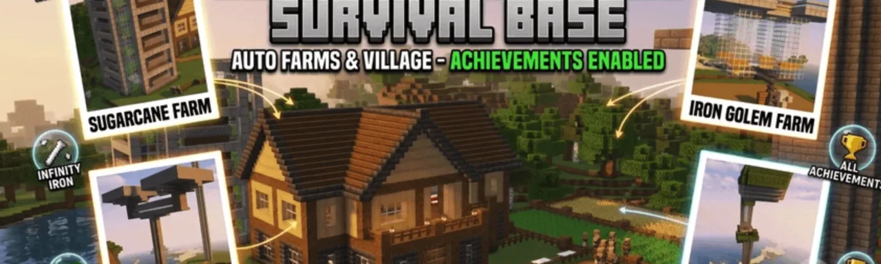 终极极限生存基地 Ultimate Hardcore Survival Base