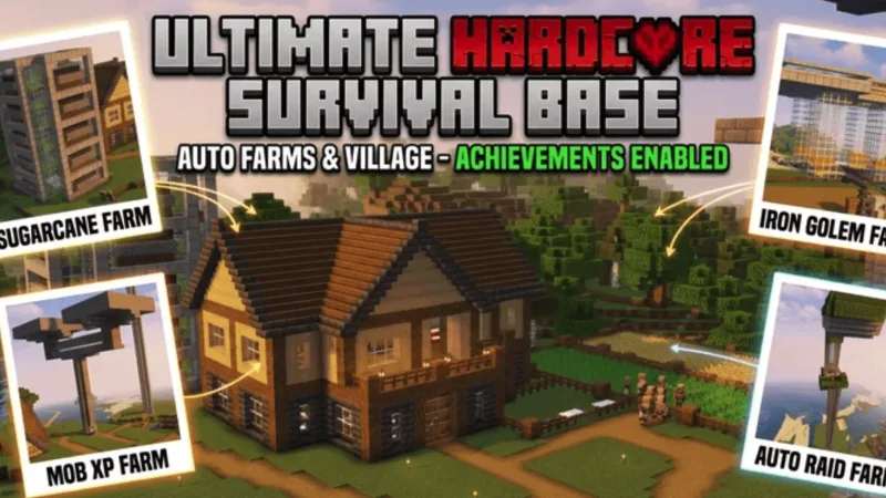 终极极限生存基地 Ultimate Hardcore Survival Base
