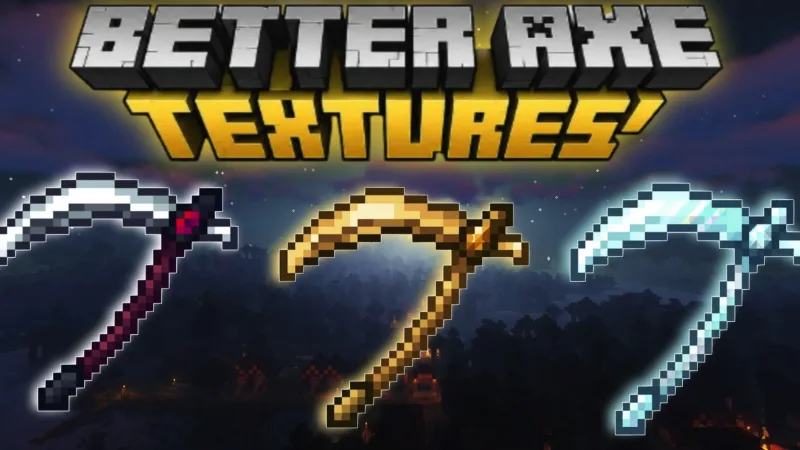 更好的斧头纹理资源包 Better Axe Textures RP