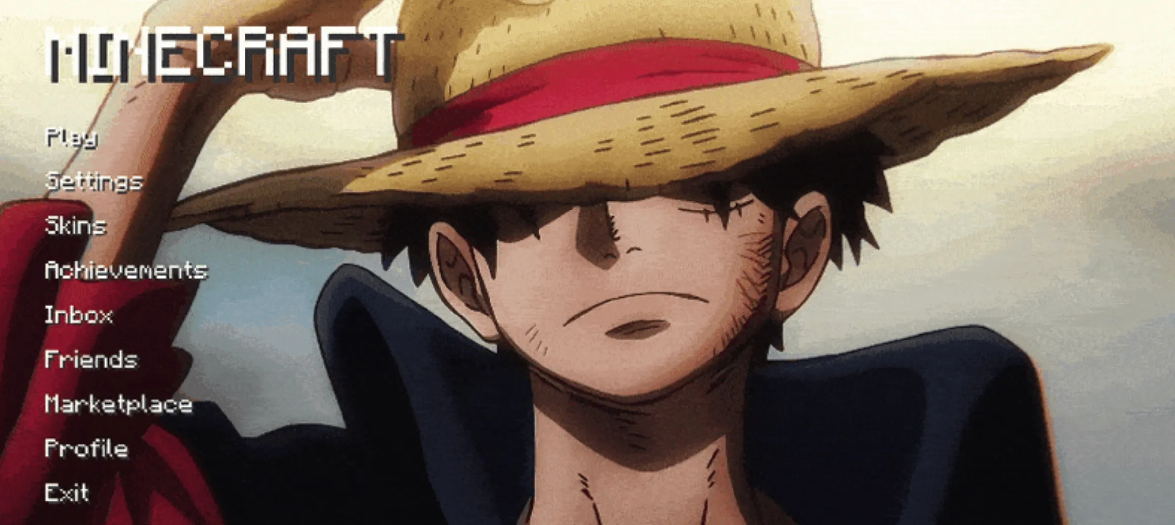 蒙奇·D·路飞草帽动态菜单 Animated Menu: Monkey D. Luffy Straw Hat