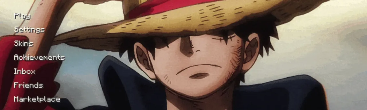 蒙奇·D·路飞草帽动态菜单 Animated Menu: Monkey D. Luffy Straw Hat