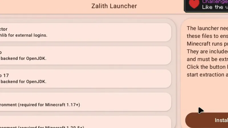 Zalith v2 安卓启动器 Zalith v2 Launcher