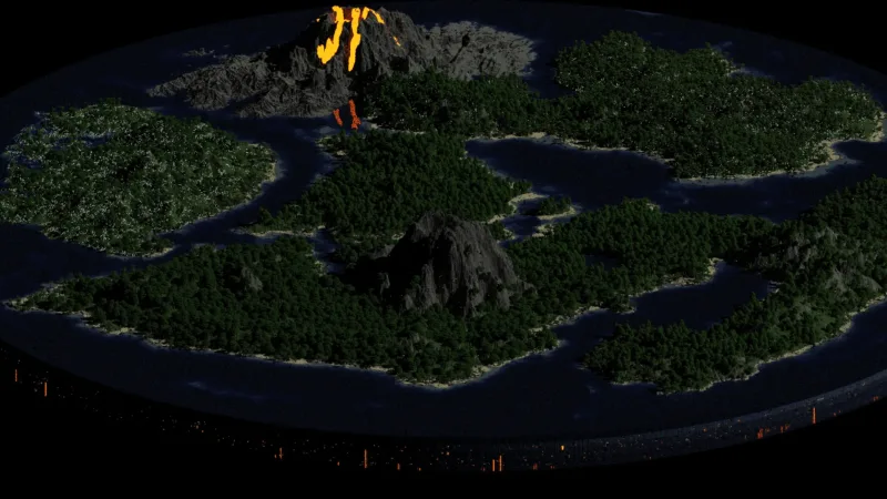 热带火山 Volcano Tropical