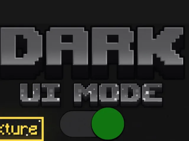 暗色 UI 模式 Dark UI Mode
