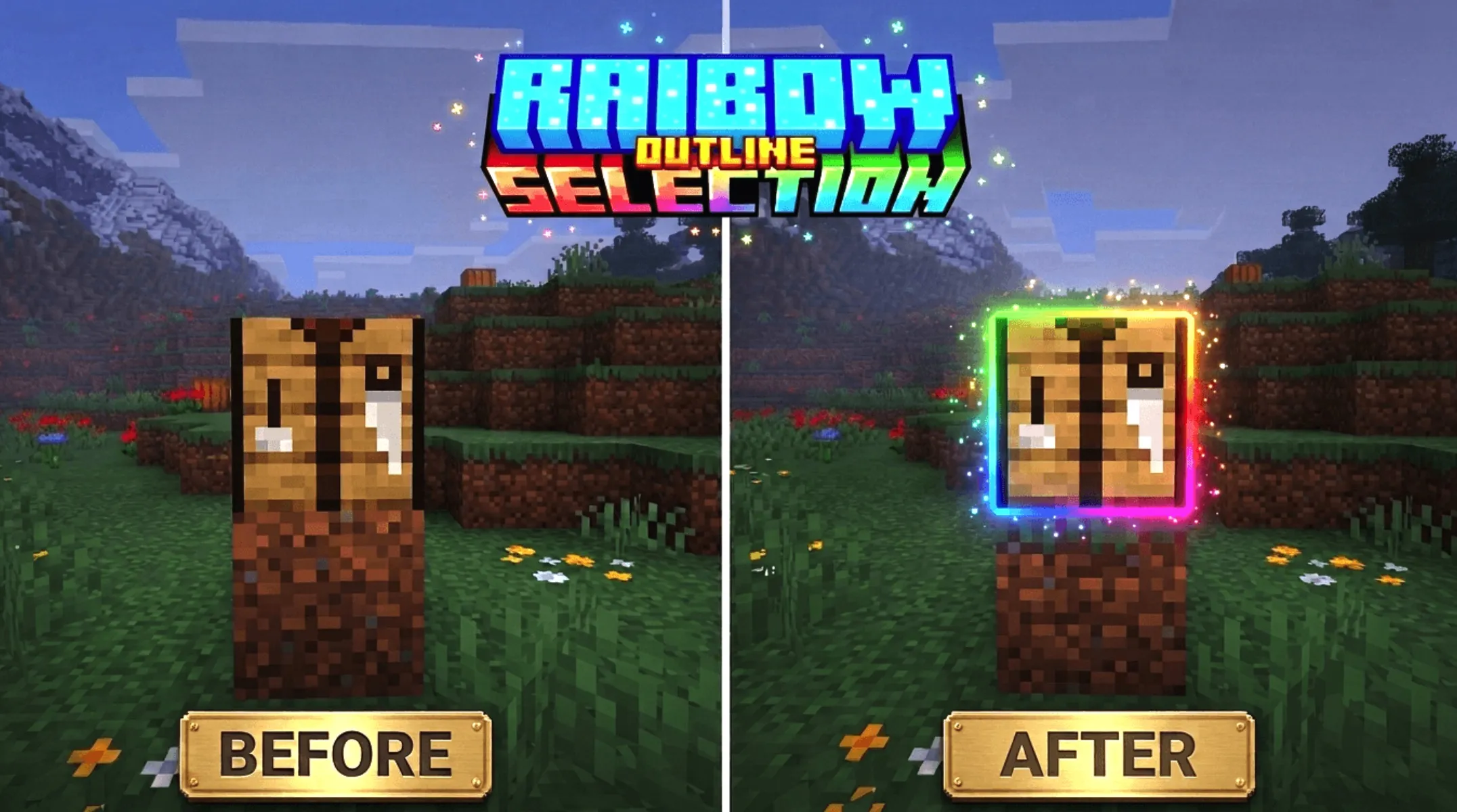 Rainbow Outline Selection