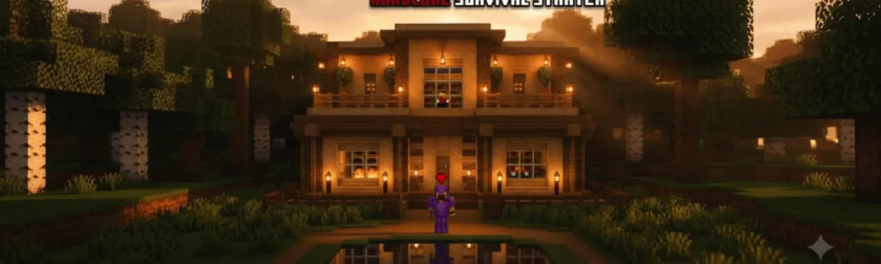 终极硬核生存之家｜新手豪宅 Ultimate Hardcore Survival House | Starter Mansion