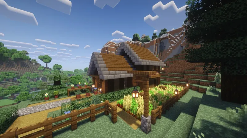 云杉生存小屋 Spruce Survival House