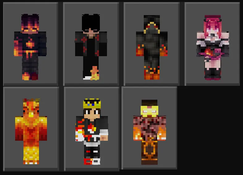 炽焰皮肤 Hot Fire Skins