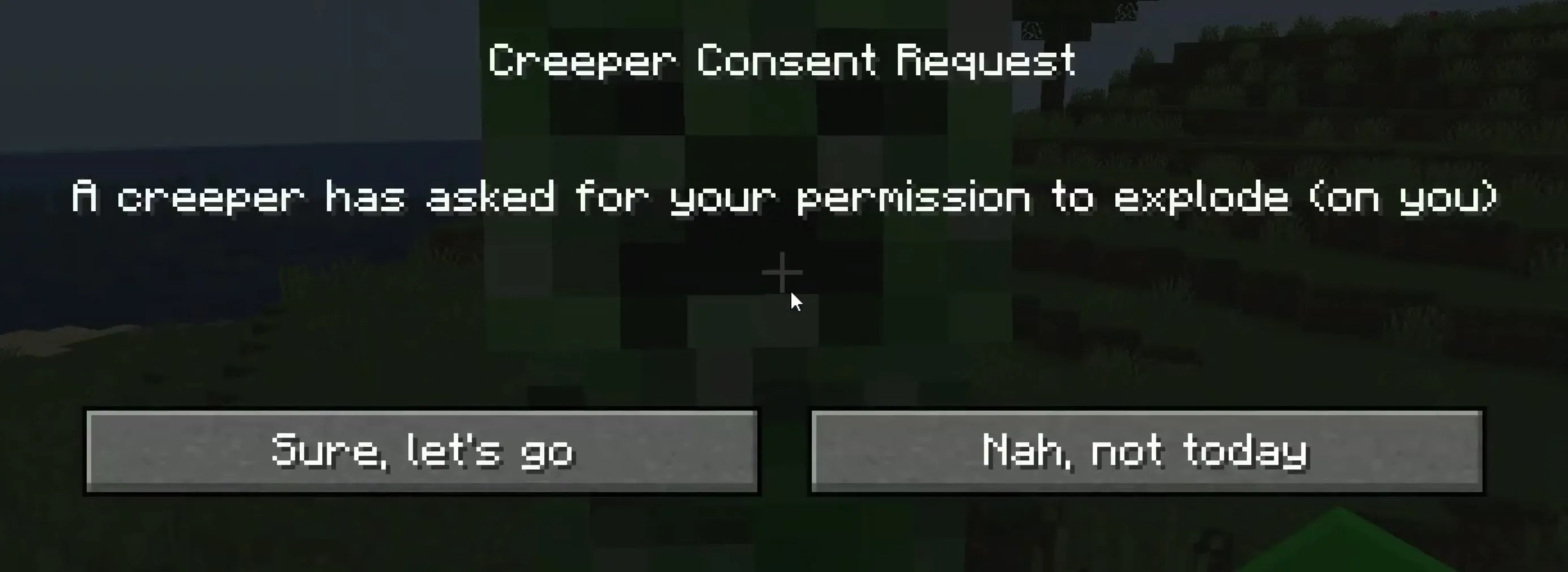苦力怕同意协议 CreeperConsent