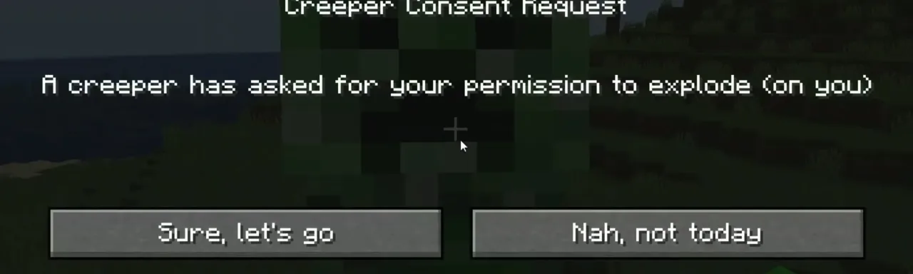 苦力怕同意协议 CreeperConsent