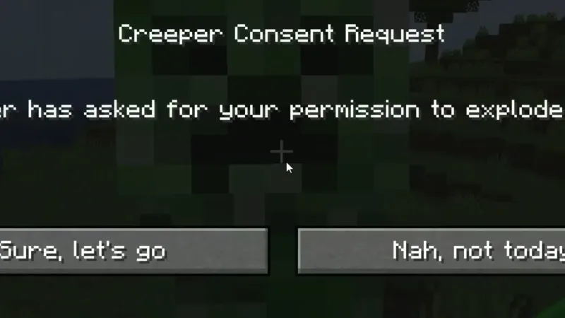 苦力怕同意协议 CreeperConsent