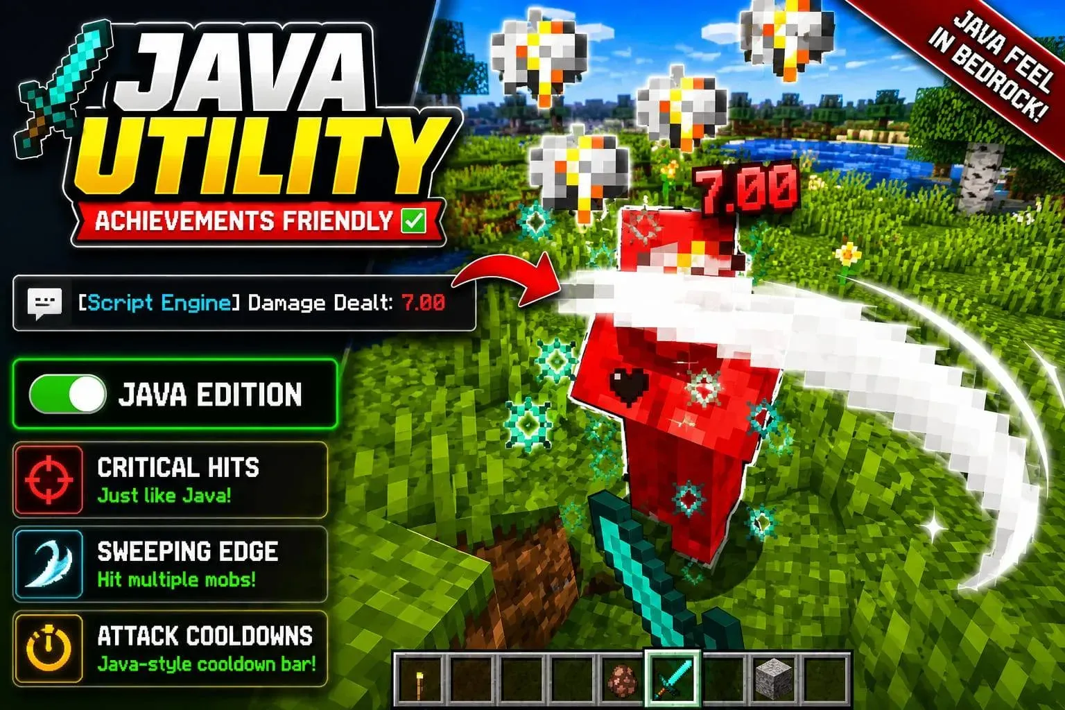 Java Utility：Java 版战斗改造 Java Utility: Java Edition Overhaul