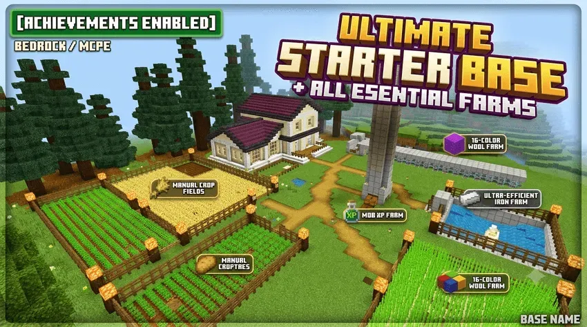 Day-0 完美硬核开局基地与自动化农场 Day-0 Perfect Hardcore Starter Base & Auto Farms