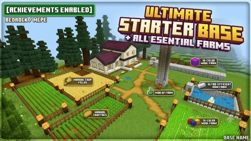 Day-0 完美硬核开局基地与自动化农场 Day-0 Perfect Hardcore Starter Base & Auto Farms