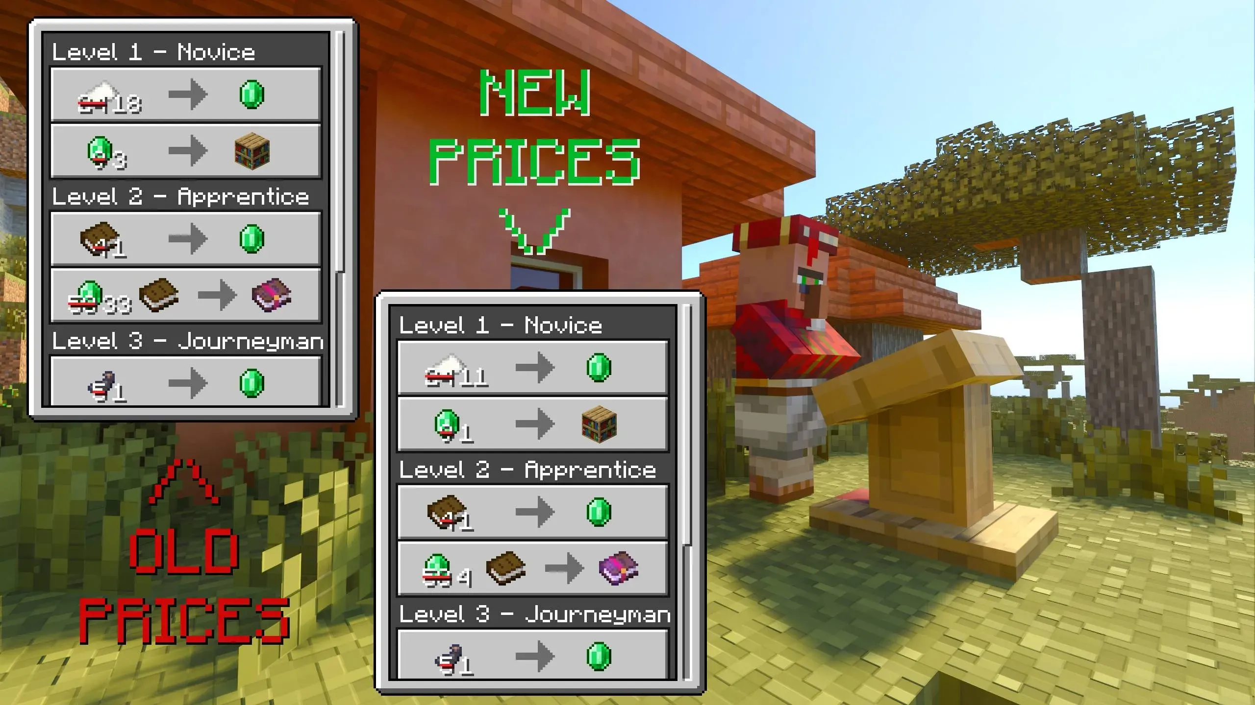 治愈村民后的更高折扣 Higher discounts from cured villagers