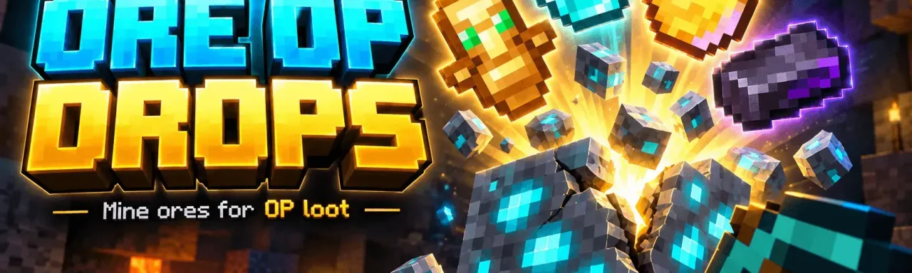 矿石掉落极品物品 Ores Drop OP Items