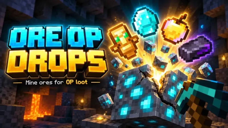 矿石掉落极品物品 Ores Drop OP Items
