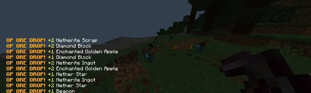 矿石掉落极品物品 Ores Drop OP Items