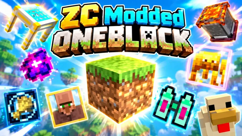 ZC 模组一方块整合包 ZC Modded One Block Modpack