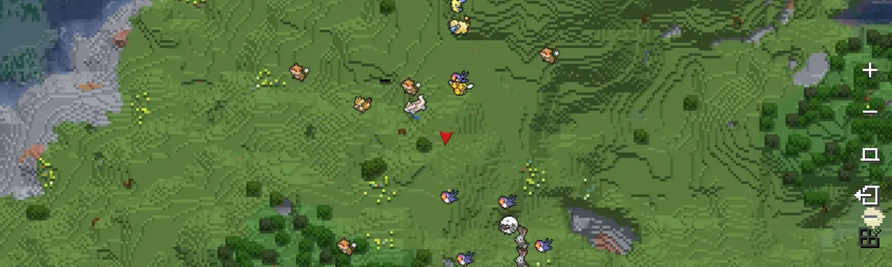 E19 - Cobblemon 小地图图标 E19 - Cobblemon Minimap Icons