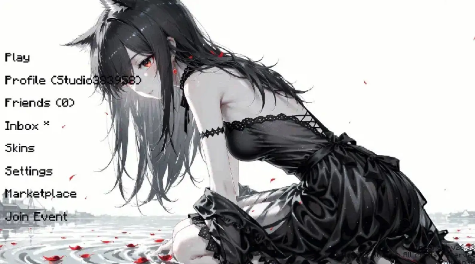 动态菜单 - 《明日方舟》德克萨斯哥特少女 Animated Menu - Texas Goth Girl Arknights