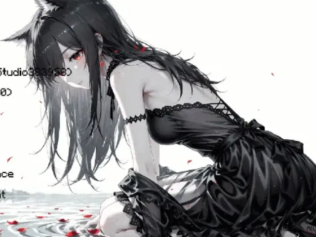 动态菜单 - 《明日方舟》德克萨斯哥特少女 Animated Menu - Texas Goth Girl Arknights