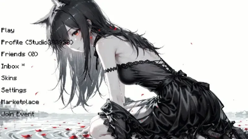 动态菜单 - 《明日方舟》德克萨斯哥特少女 Animated Menu - Texas Goth Girl Arknights