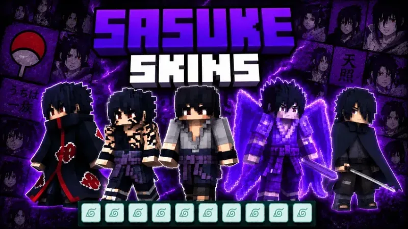火影忍者：宇智波佐助皮肤包 Sasuke Uchiha Skin - Naruto