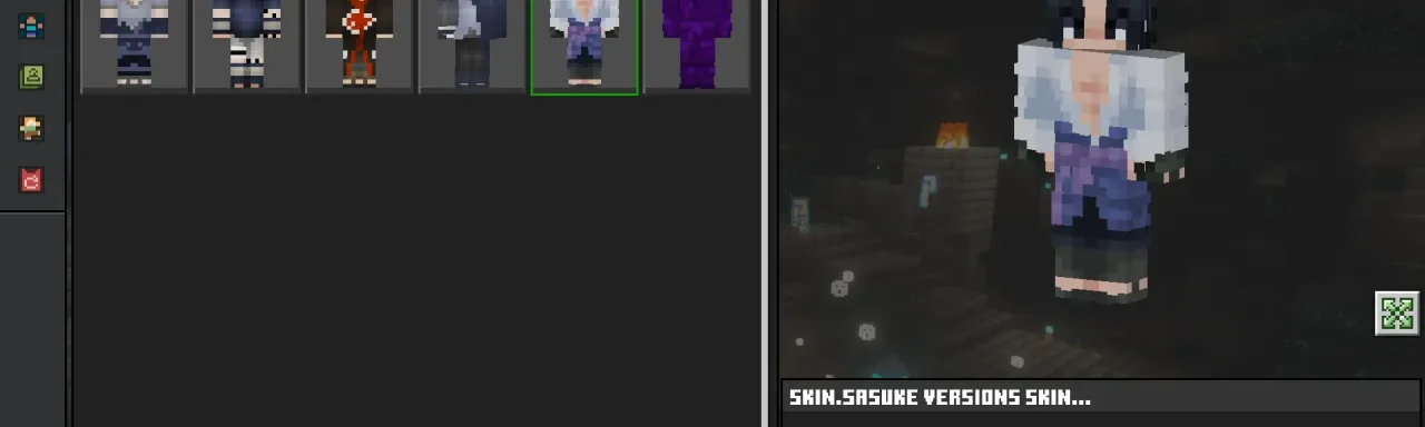 火影忍者：宇智波佐助皮肤包 Sasuke Uchiha Skin - Naruto
