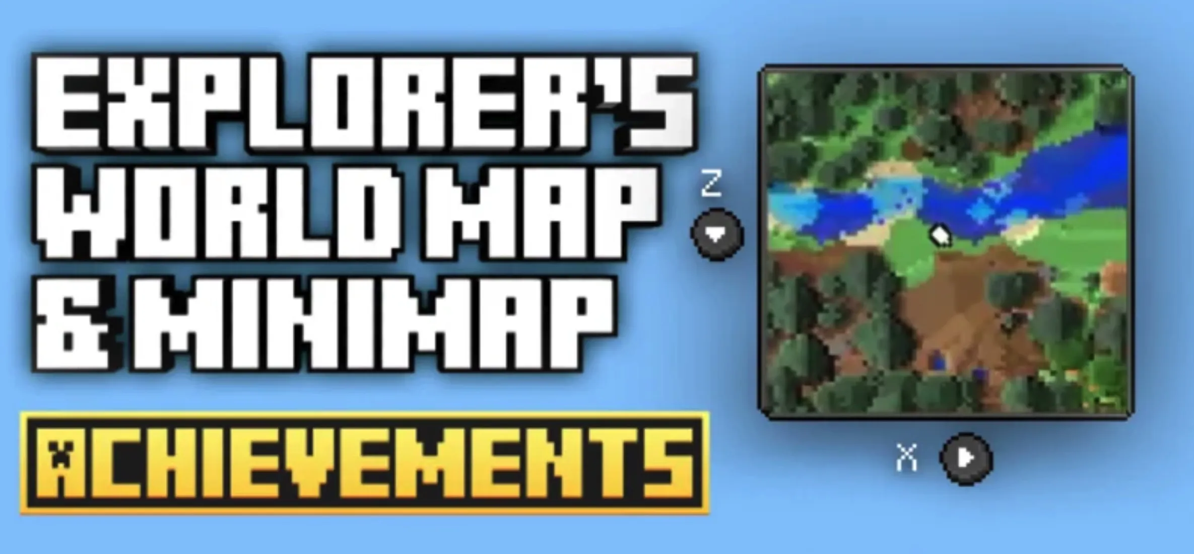 探索者世界地图与小地图 Explorer's World Map & Minimap
