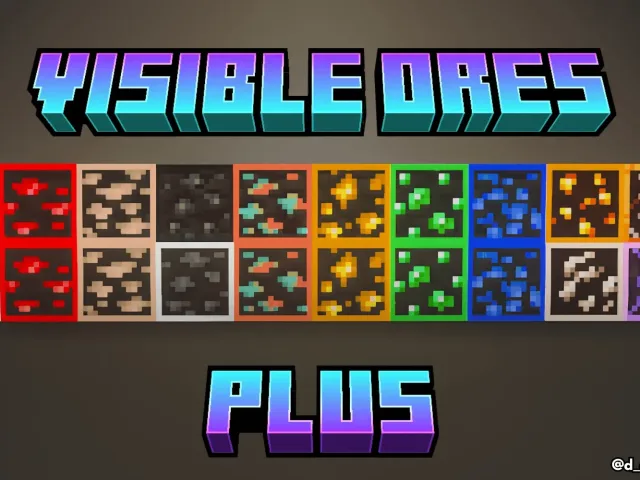 矿石显现 Plus Visible Ores Plus