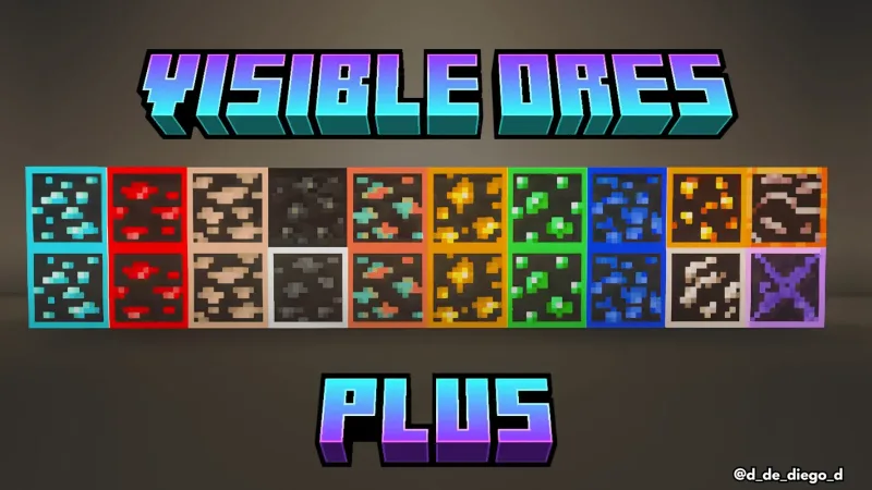 矿石显现 Plus Visible Ores Plus