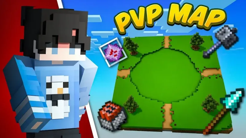 终极全套装备 PvP 地图 | AI 机器人 PvP Ultimate All Kits PvP Map | Ai Bot PvP