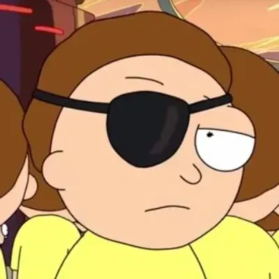 邪恶莫蒂眼罩与瞬移 Parche Evil morty y teletransportacion