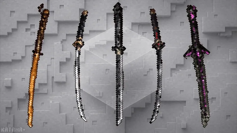 Katana+：从木武士刀到村雨，9 把可合成的武士刀 Katana+ (BS)