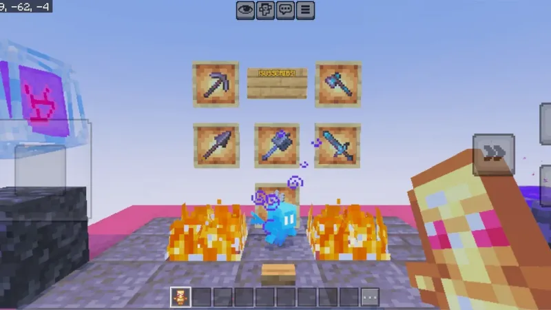 新星原版生存服：低火焰、短剑与蓝色蜘蛛网的 PvP 资源包 Nova’s Vanilla SMP