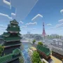 我的世界基岩版东京灵感都市 Tokyo Inspired City - 融合现代与传统的建筑杰作生存|建筑展示|城市地图存档下载