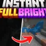 我的世界基岩版瞬时全亮夜视 Instant FullBright Night Vision 功能模组Mod下载