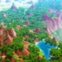 我的世界基岩版恐龙谷 Dinosaur Valley 生存|地形地图存档下载