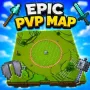 我的世界基岩版史诗 PvP 地图｜3 套装备，一键装备 Epic PvP Map | 3 Kits - One-Click Equip 小游戏|生存地图存档下载