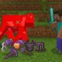 我的世界基岩版击杀生物掉落极品物品 Killing Mobs Drops OP Items 装备模组Mod下载