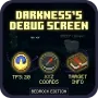我的世界基岩版Darkness 的调试屏幕 Darkness's Debug Screen 功能模组Mod下载