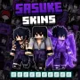 我的世界基岩版火影忍者：宇智波佐助皮肤包 Sasuke Uchiha Skin - Naruto 人物皮肤包下载